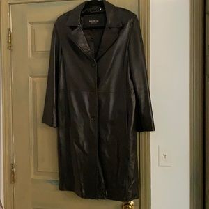 Marc New York, Black leather coat